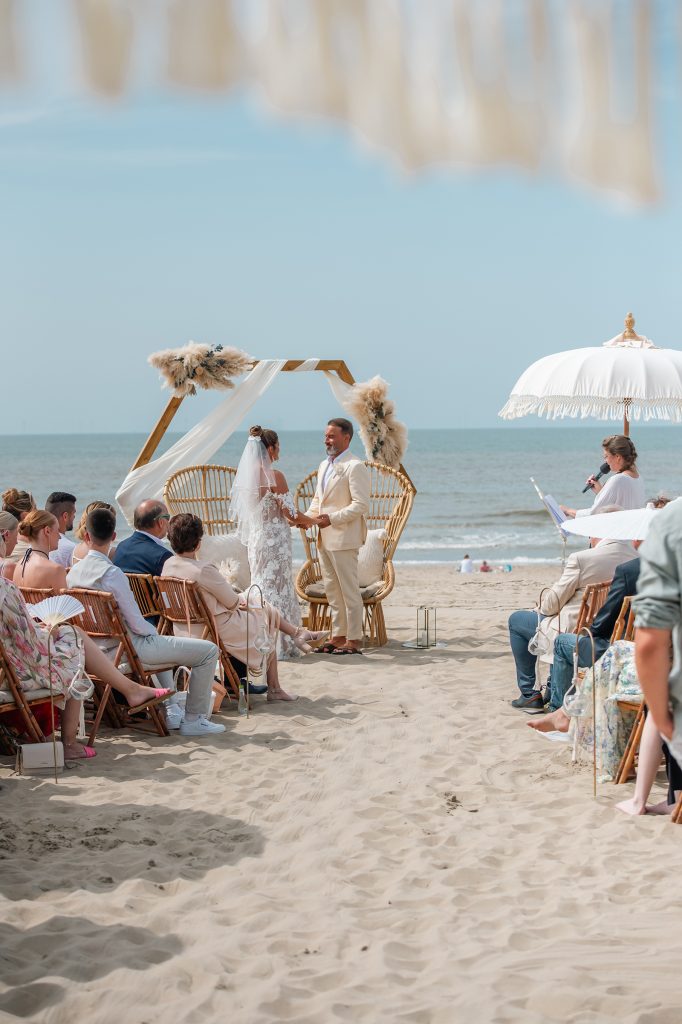 Hochzeitslocation Witsand in Noordwijk mit Blick aufs Meer